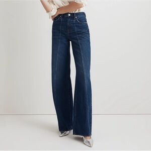 Madewell Superwide-Leg Jeans Carrington Wash Twisted Seam